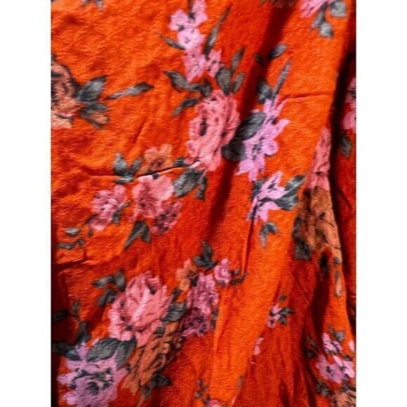 Celia Floral Front Tie Blouse FREE PEOPLE XS - Picture 5 of 7